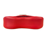 Louis Vuitton Red Leather New Wave Chain Flap Bag MM