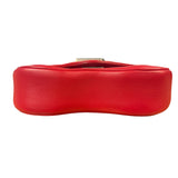 Louis Vuitton Red Leather New Wave Chain Flap Bag MM