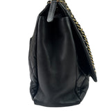 Chanel Vintage Black Quilted Lambskin Shoulder Bag 2010