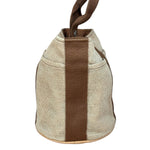 Hermes Vintage Brown Toile Saxo PM