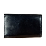 YSL Vintage Black Leather Trifold 5 Ring Key Case/Wallet