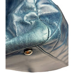Chanel Blue Quilted Calfskin Large Convertible Boy Two-Way Bag 2012