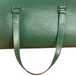 Louis Vuitton Green Epi Soufflot Handbag