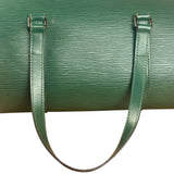 Louis Vuitton Green Epi Soufflot Handbag