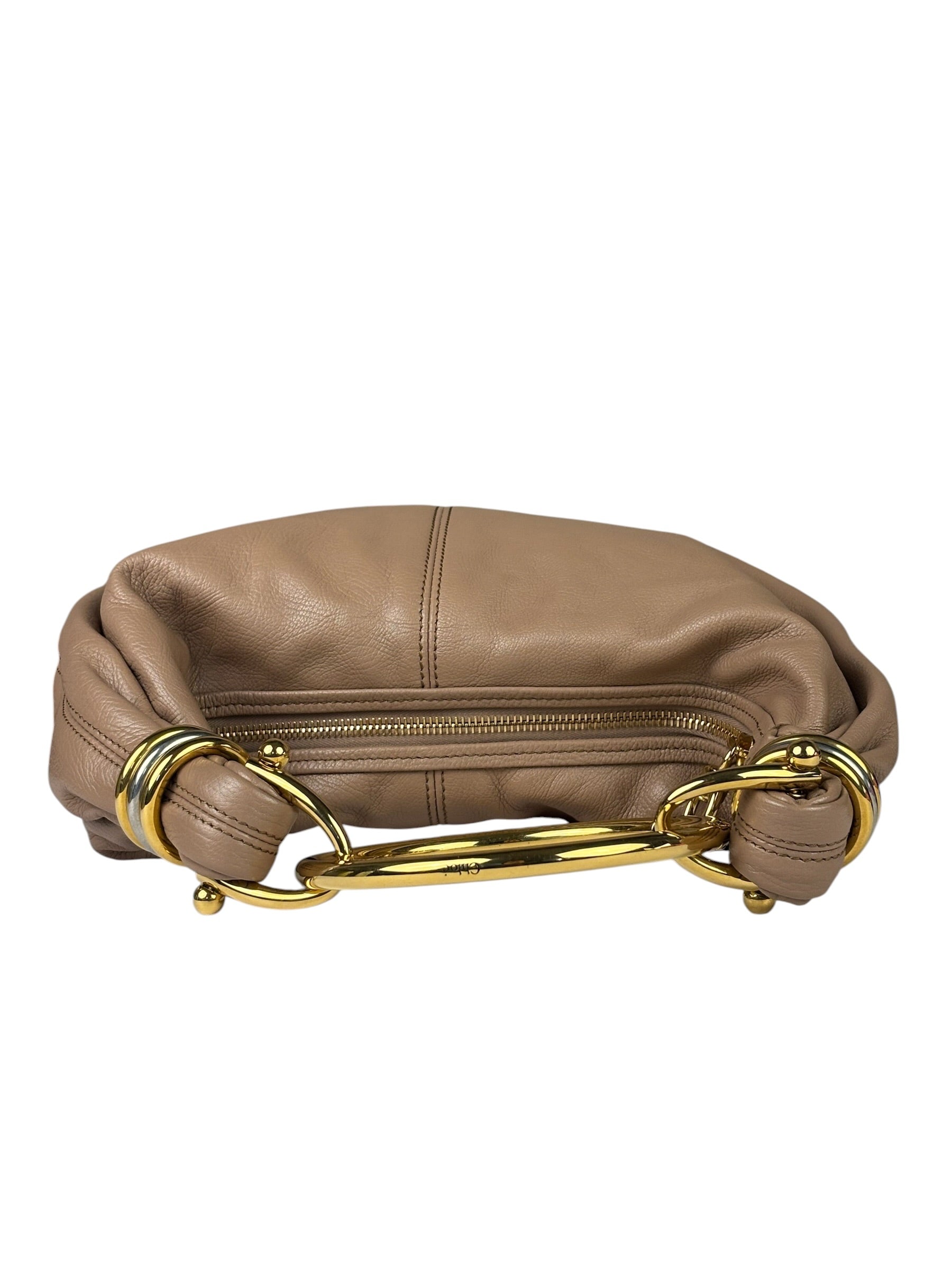 Chloe Woodrose Leather Small Bracelet Hobo Bag