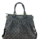 Louis Vuitton Black Denim Neo Cabby Bag
