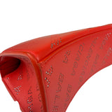 Balenciaga Red Leather Hourglass XS Rhinestones Two-Way Bag