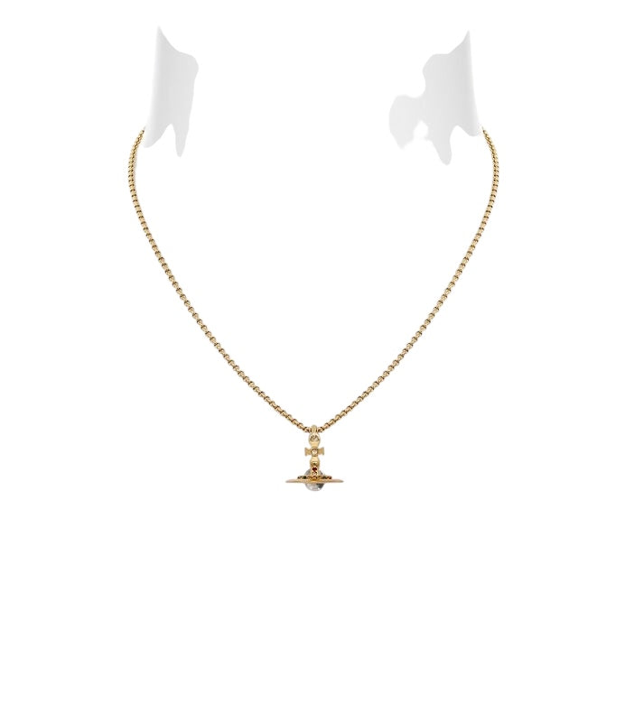 Vivienne Westwood Gold 3D Mini Orb Necklace