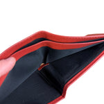 Rolex Red Leather Bifold Wallet