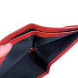 Rolex Red Leather Bifold Wallet