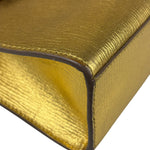 Christian Dior Gold/Metallic Leather Diorever Shoulder Bag