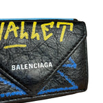 Balenciaga Grafitti Trifold Wallet