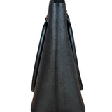 Burberry Black Saffiano Leather Tote Bag