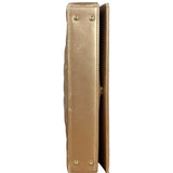 Chanel Gold Calfskin Chocolate Bar Shoulder Bag 2002