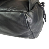 Bottega Veneta Black Leather Intrecciato Trim Belt Bag