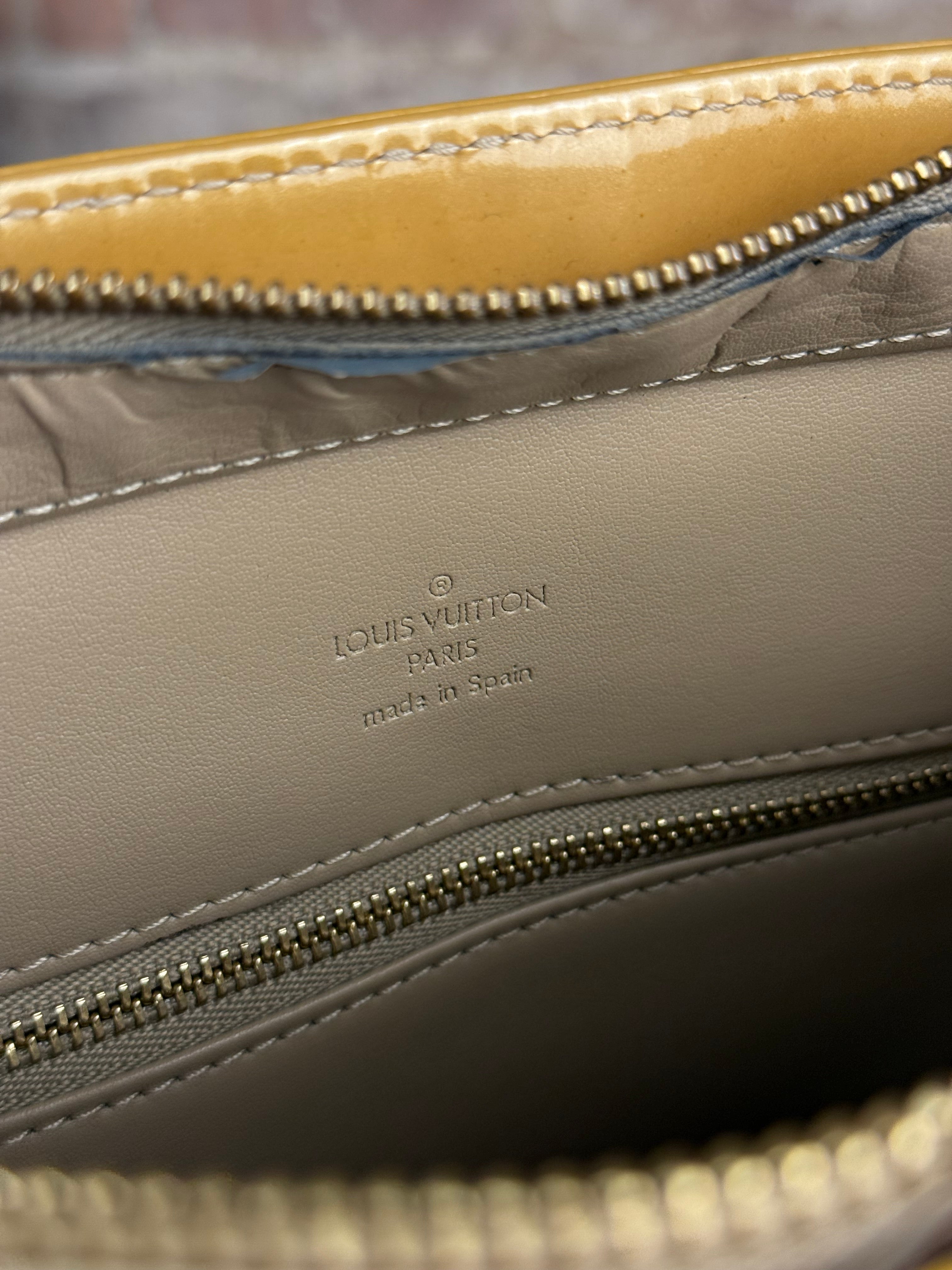 Louis Vuitton Monogram Vernis Houston Yellow