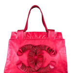 Chanel Lambskin CC Disc Bonbon Shoulder Tote