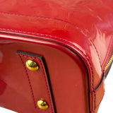 Louis Vuitton Red Vernis Alma BB Two-Way Bag