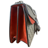 Gucci Red/Beige Dionysus GG Supreme Shoulder Bag