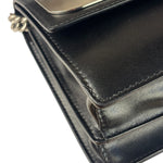 Fendi Black Leather Kan I Monster Eyes Shoulder Bag