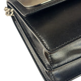 Fendi Black Leather Kan I Monster Eyes Shoulder Bag