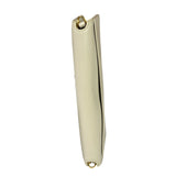 YSL Beige Leather Cassandre Flap Phone Holder
