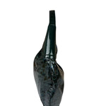 Gucci Vintage Blue/Green Patent Leather Horsebit Glam Hobo Bag