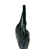 Gucci Vintage Blue/Green Patent Leather Horsebit Glam Hobo Bag