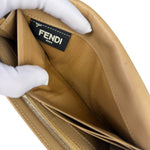 Fendi Beige Monster Face Leather Long Wallet