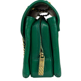 Chanel Green Lambskin Shoulder Bag 2018