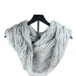 Stretch Fur Mayson Grey Mink Infinite Scarf
