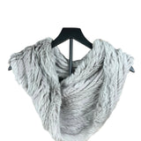 Stretch Fur Mayson Grey Mink Infinite Scarf