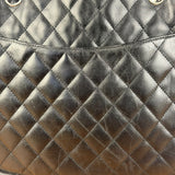 Chanel Black Leather Cambon Ligne Tote 2003