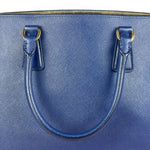 Prada Blue Galleria Saffiano Leather Tote