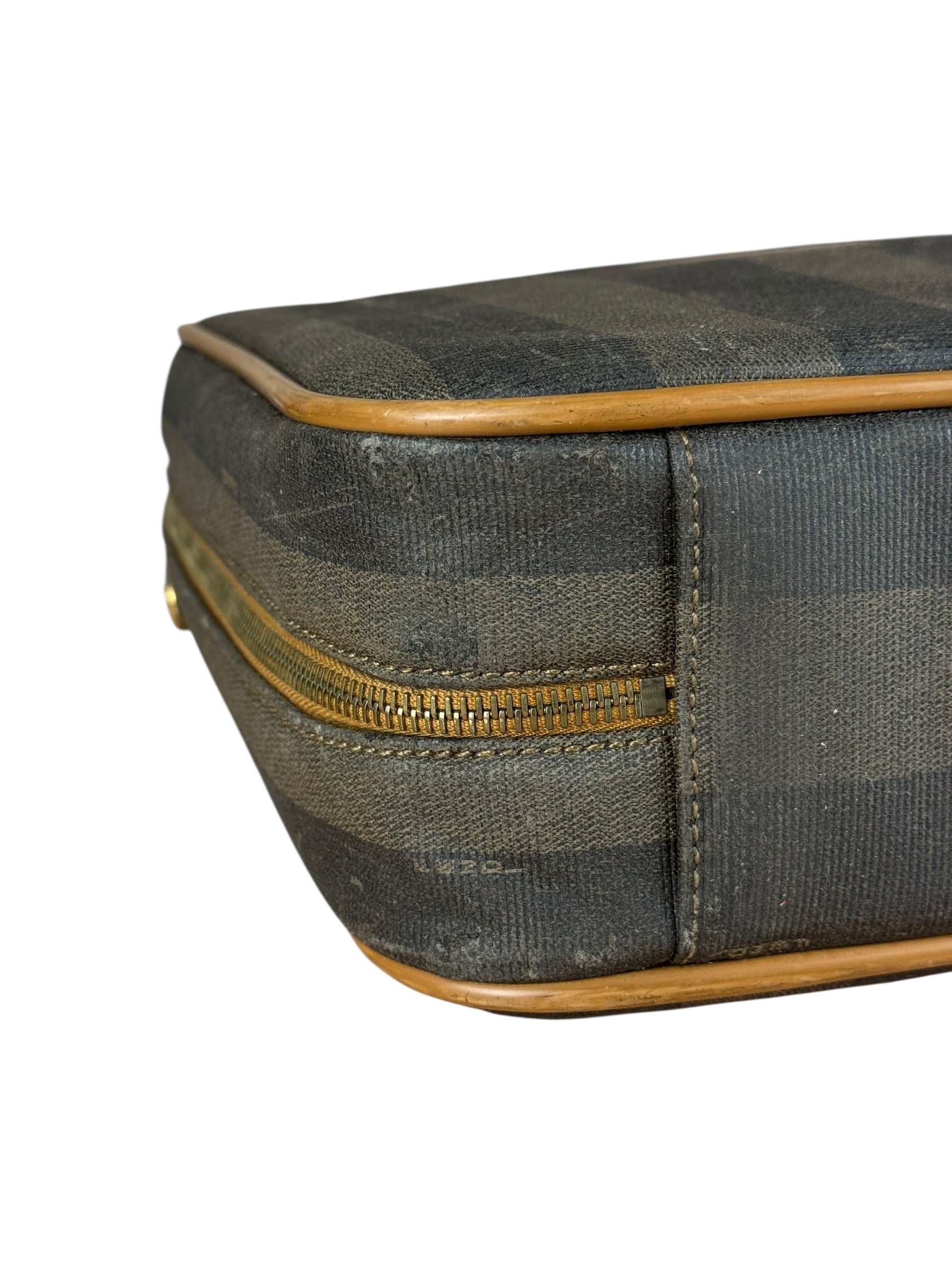 Fendi FF Vintage Striped Briefcase