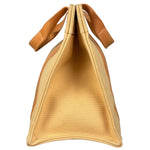 Hermes Bicolor Woven Cotton Bora Bora Canvas Tote Bag PM