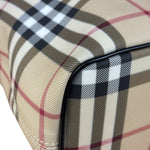 Burberry Bicolor Canvas House Check Tote Bag