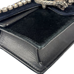 Gucci Mini Velvet Black Rhinestone Dionysus Crossbody