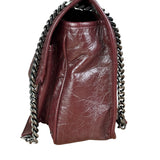 YSL Maroon Leather M Niki Shoulder Bag