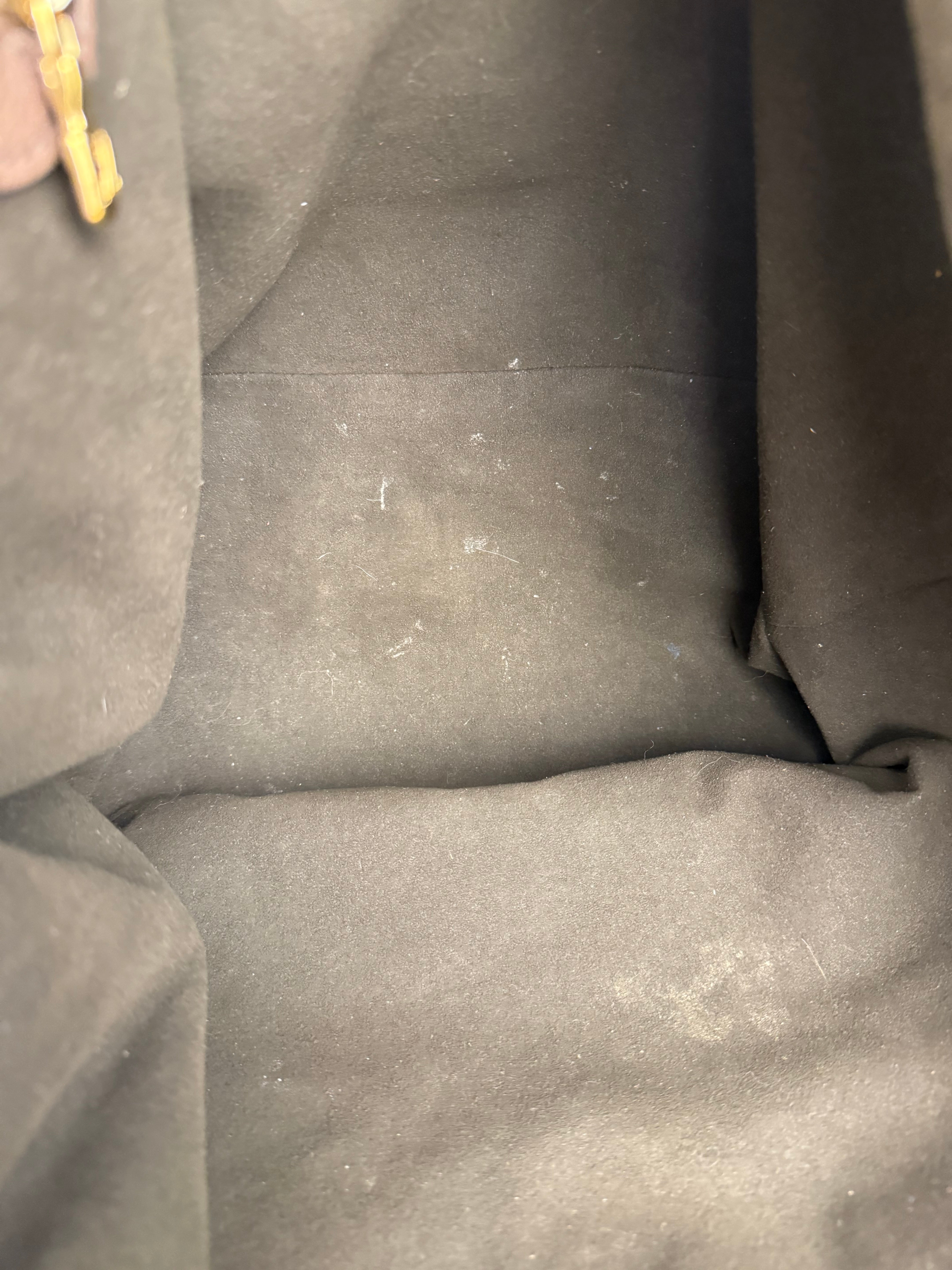 Louis Vuitton Brown Leather Mahina Hobo Bag