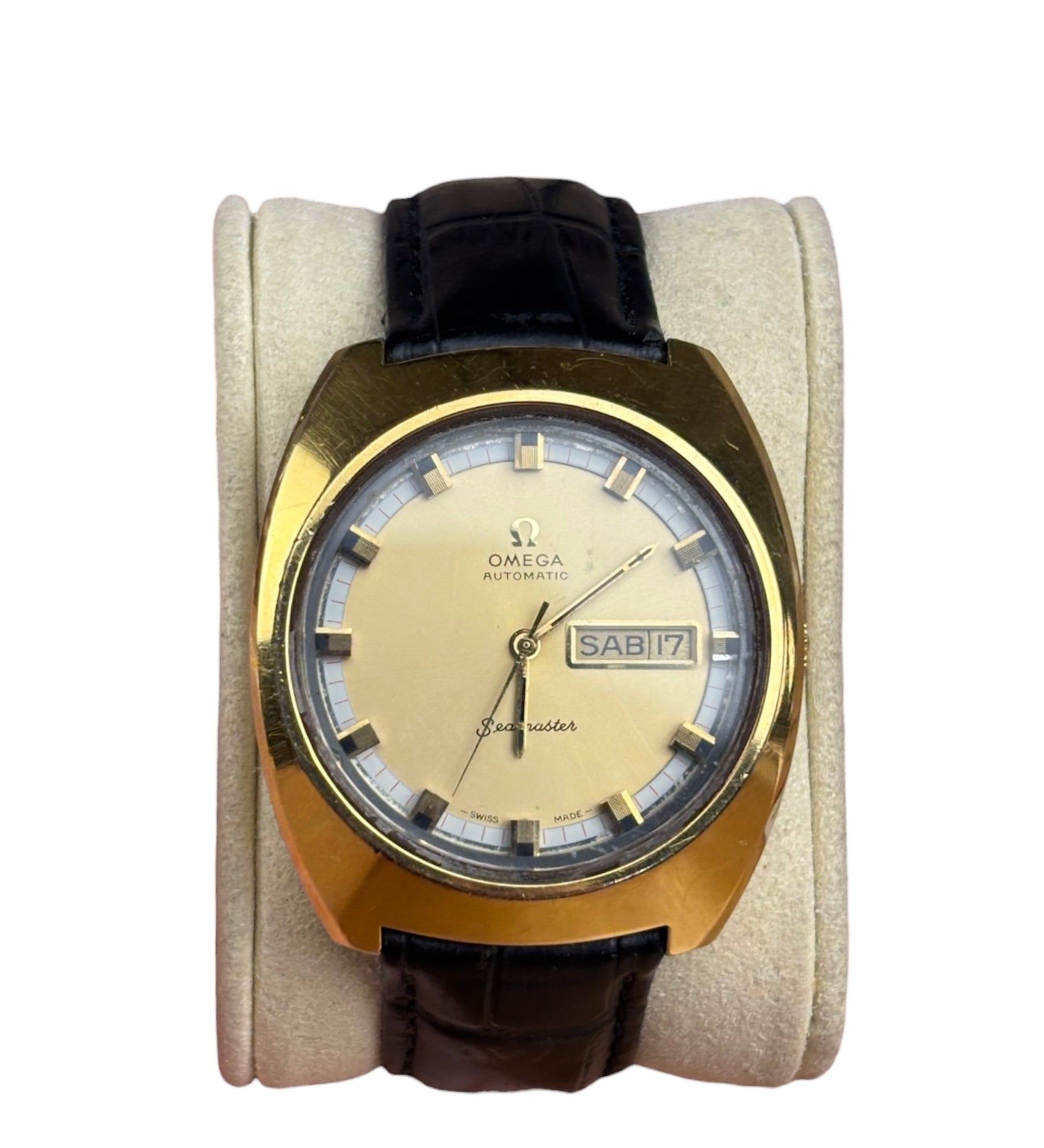 Omega Vintage Seamaster Day-Date Champagne Dial