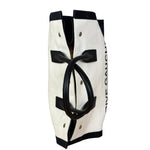 Saint Laurent Beige/Black Rive Gauche Canvas Tote Bag