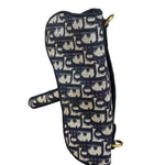 Christian Dior Oblique Slim Saddle Pouch