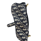 Christian Dior Oblique Slim Saddle Pouch