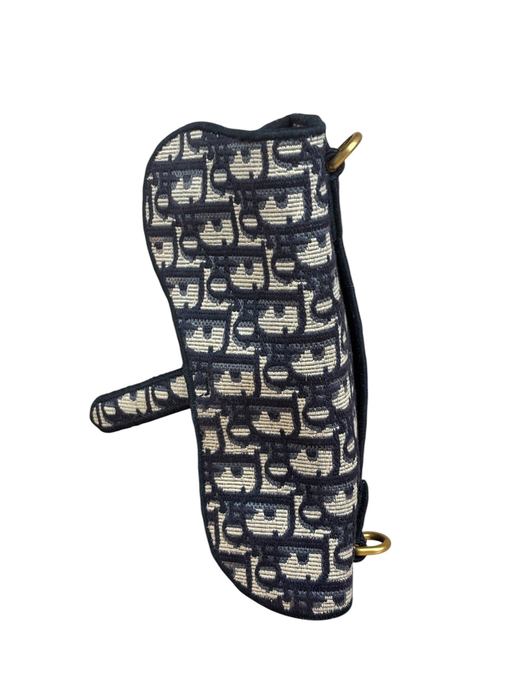 Christian Dior Oblique Slim Saddle Pouch