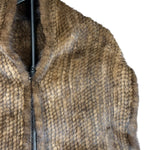 Invernale Vintage Brown Fur Shawl