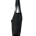Ferragamo Vintage Black Leather Lined Shoulder Tote
