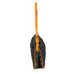 Fendi Orange Leather Trim Zucca Pochette