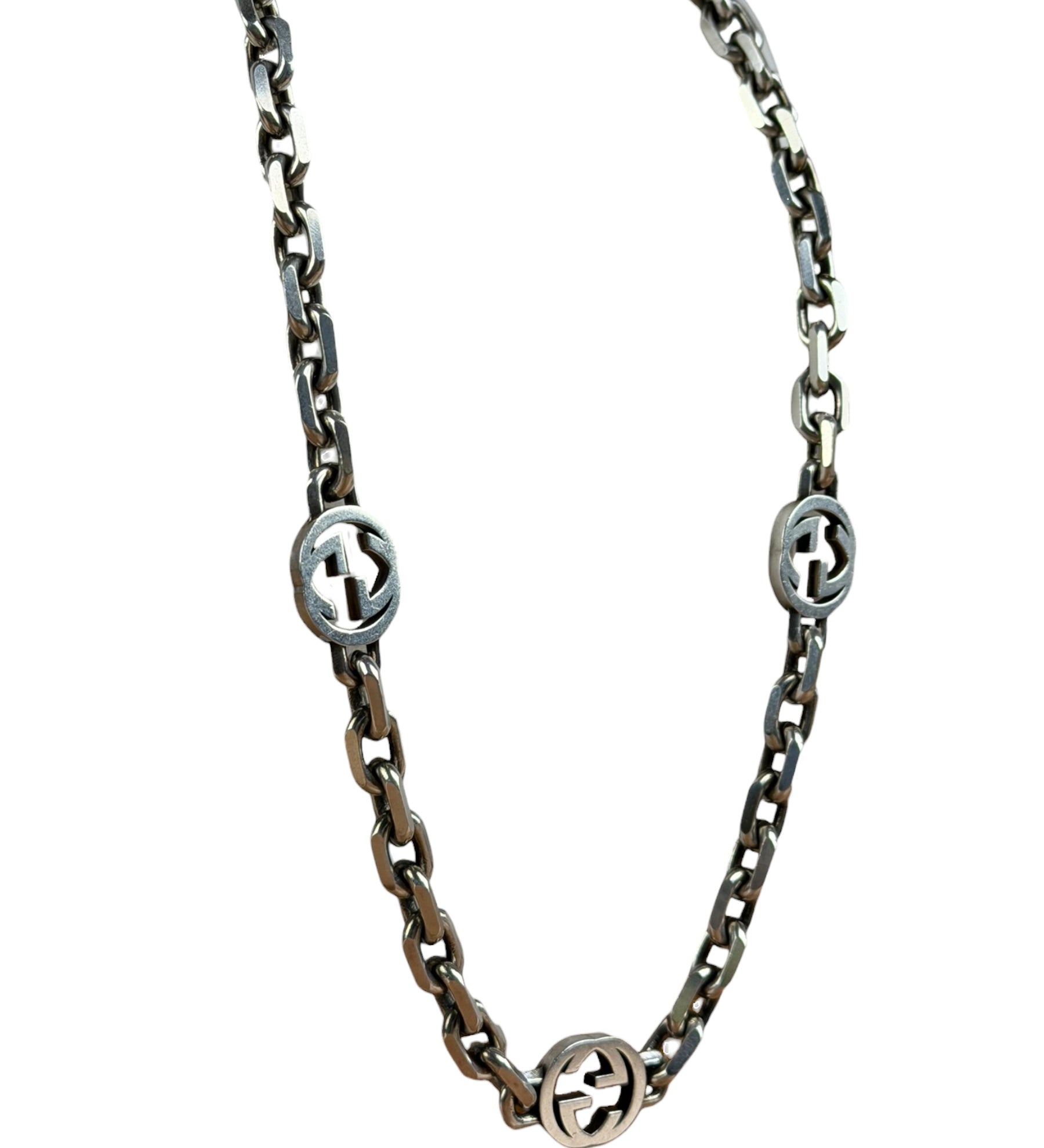 Gucci Interlocking GG Chain Necklace
