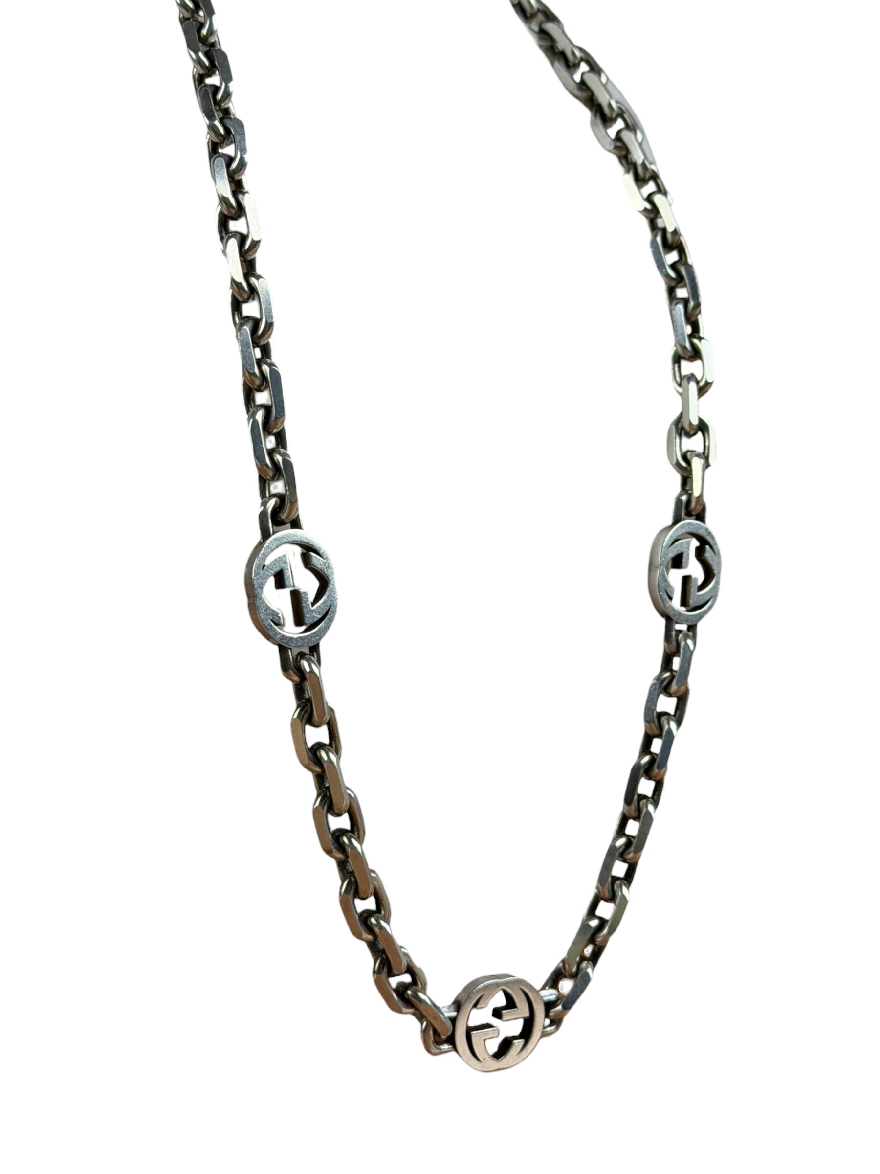 Gucci Interlocking GG Chain Necklace